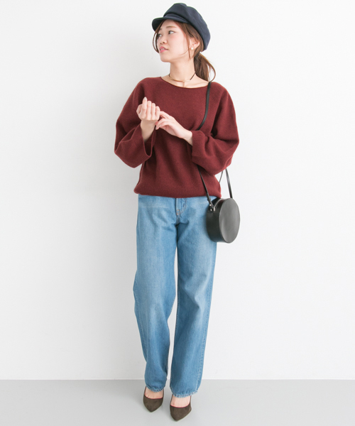 URBAN RESEARCH（アーバンリサーチ）の「UR 袖ワイドニット（ニット/セーター・レディース・ブラウン系その他/ベージュ・FREE）」の4枚目の写真