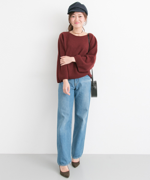 URBAN RESEARCH（アーバンリサーチ）の「UR 袖ワイドニット（ニット/セーター・レディース・ブラウン系その他/ベージュ・FREE）」の5枚目の写真