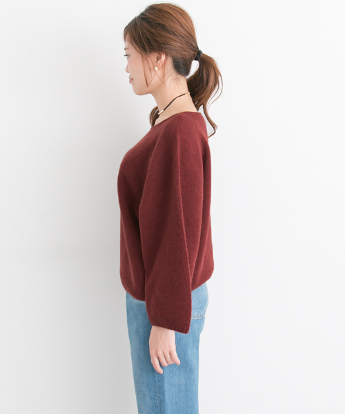 URBAN RESEARCH（アーバンリサーチ）の「UR 袖ワイドニット（ニット/セーター・レディース・ブラウン系その他/ベージュ・FREE）」の8枚目の写真