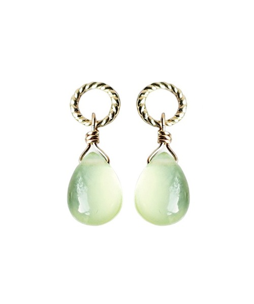 sowi（ソーイ）の「K10　着せ替え　天然石　チャーム　コレクション（チャーム・レディース・その他6/その他1/その他2/その他3/その他5/その他4/ブラック/イエロー/ライトグリーン/オフホワイト/クリア/アイボリー/ラメ/ネイビー/ターコイズブルー/アクア/クリアイエロー/コバルトブルー/オレンジ/パープル/レッドパープル/ピンク/ライトグリーン系2/ライトブルー/サックスブルー/グリーン/ライム/ブルー・ﾌﾘ-）」の8枚目の写真