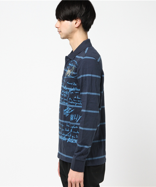 Desigual（デシグアル）の「「Desigual/デシグアル」ポロシャツ（ポロシャツ・メンズ・ブルー系その他・SMALL/LARGE/MEDIUM/X-LARGE）」の2枚目の写真