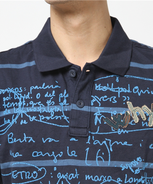 Desigual（デシグアル）の「「Desigual/デシグアル」ポロシャツ（ポロシャツ・メンズ・ブルー系その他・SMALL/LARGE/MEDIUM/X-LARGE）」の4枚目の写真