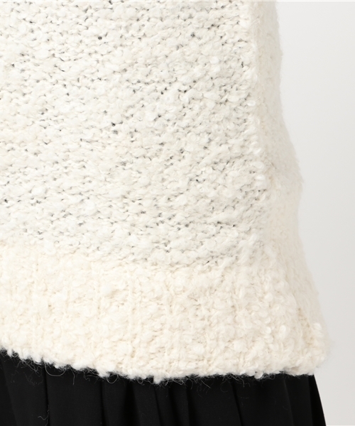 SLY（スライ）の「V/N LOOSE MG TOPS（ニット/セーター・レディース・ブラック/ライトブルー/オレンジ系その他/オフホワイト・FREE）」の10枚目の写真