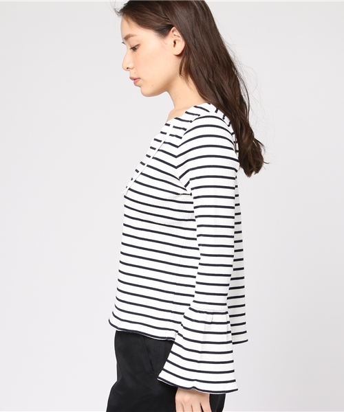 OLIVE des OLIVE(オリーブデオリーブ)の「★レースアッププルオーバー(Tシャツ/カットソー・レディース・ピンク系その他/その他/オフホワイト/イエロー・FREE)」の6枚目の写真