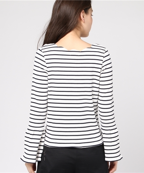 OLIVE des OLIVE(オリーブデオリーブ)の「★レースアッププルオーバー(Tシャツ/カットソー・レディース・ピンク系その他/その他/オフホワイト/イエロー・FREE)」の7枚目の写真