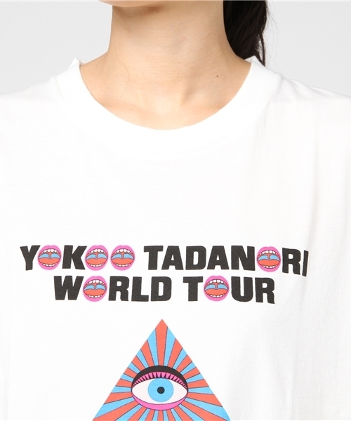 HYSTERIC GLAMOUR（ヒステリックグラマー）の「YOKOO TADANORI/”Y．T．WORLD TOUR #1” プリント ワンピース（ワンピース・レディース・ホワイト・FREE）」の8枚目の写真