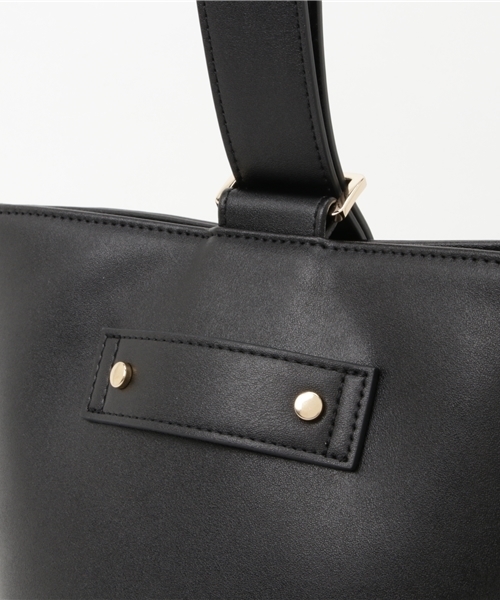 Andemiu（アンデミュウ）の「２ＷＡＹハンドルバケツＢＡＧ751789（ショルダーバッグ・レディース・ライトグレー/オレンジ/ブラック・FREE）」の12枚目の写真