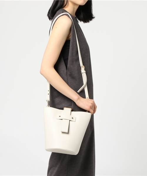 Andemiu（アンデミュウ）の「２ＷＡＹハンドルバケツＢＡＧ751789（ショルダーバッグ・レディース・ライトグレー/オレンジ/ブラック・FREE）」の9枚目の写真