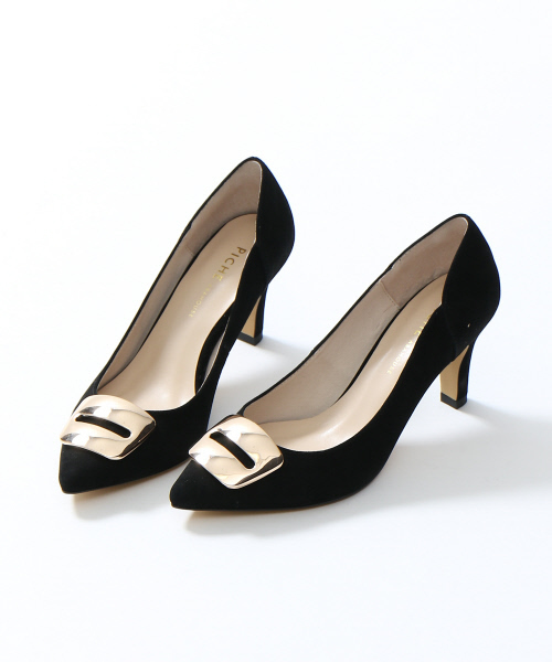 PICHE ABAHOUSE(ピシェ アバハウス)の「スクエアカナグパンプス(パンプス・レディース・ブラック/ピンク/ブルー/グレー・37/39/36/38/35/40/34)」の14枚目の写真