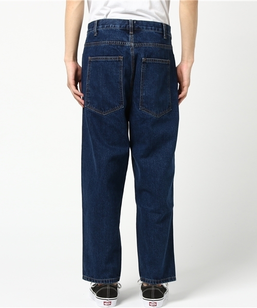 WEGO（ウィゴー）の「WEGO/ワイドデニムパンツ（デニムパンツ・メンズ・ライトインディゴブルー/インディゴブルー/ブラック・MEDIUM/LARGE）」の7枚目の写真