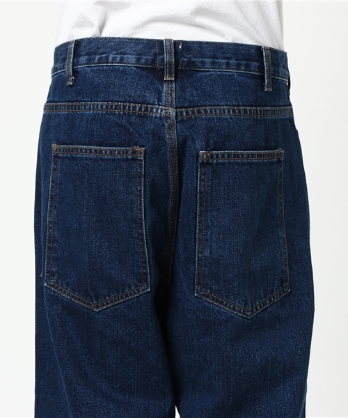 WEGO（ウィゴー）の「WEGO/ワイドデニムパンツ（デニムパンツ・メンズ・ライトインディゴブルー/インディゴブルー/ブラック・MEDIUM/LARGE）」の9枚目の写真