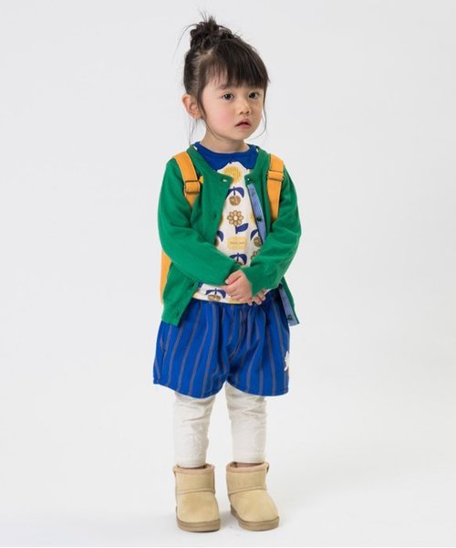 Petit jam（プチジャム）の「お花とティーポットのカーディガン（カーディガン/ボレロ・キッズ・グリーン/レッド/ベージュ/ネイビー・100/70/120/80/110/90/130/95）」の18枚目の写真