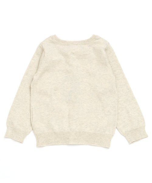 Petit jam（プチジャム）の「お花とティーポットのカーディガン（カーディガン/ボレロ・キッズ・グリーン/レッド/ベージュ/ネイビー・100/70/120/80/110/90/130/95）」の10枚目の写真