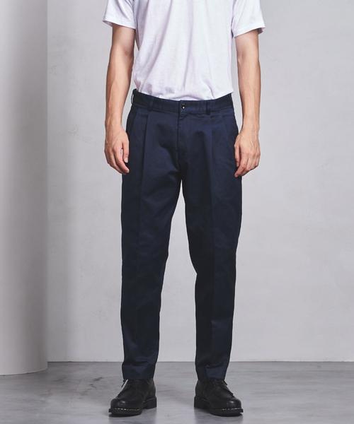 UNITED ARROWS(ユナイテッドアローズ)の「UASB コットン 2プリーツ ワイドパンツ(その他パンツ・メンズ・ブラウン/ネイビー/ベージュ・MEDIUM/X-LARGE/SMALL/LARGE)」の5枚目の写真