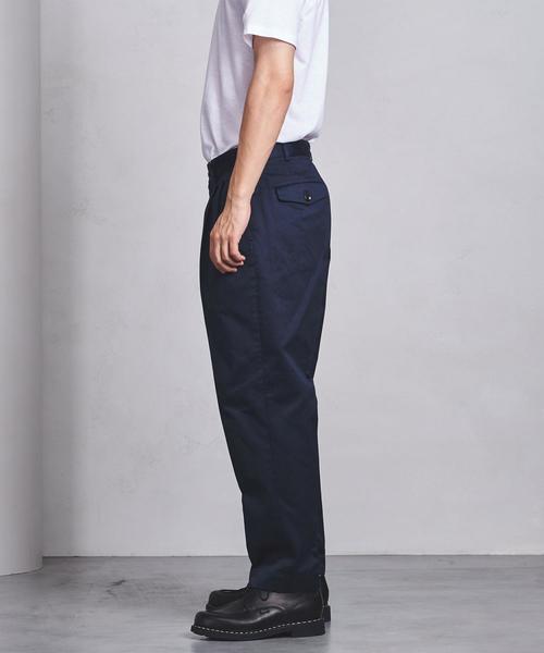 UNITED ARROWS(ユナイテッドアローズ)の「UASB コットン 2プリーツ ワイドパンツ(その他パンツ・メンズ・ブラウン/ネイビー/ベージュ・MEDIUM/X-LARGE/SMALL/LARGE)」の6枚目の写真