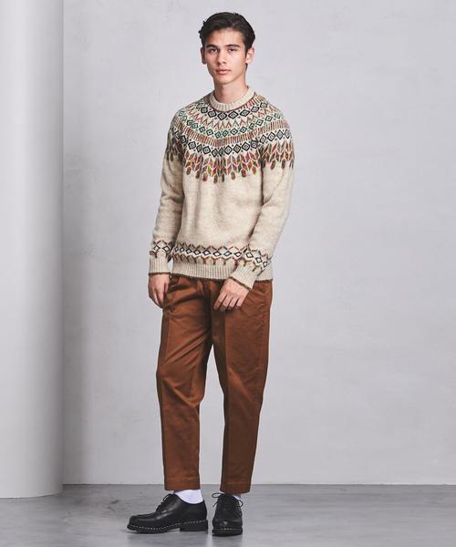 UNITED ARROWS(ユナイテッドアローズ)の「UASB コットン 2プリーツ ワイドパンツ(その他パンツ・メンズ・ブラウン/ネイビー/ベージュ・MEDIUM/X-LARGE/SMALL/LARGE)」の16枚目の写真