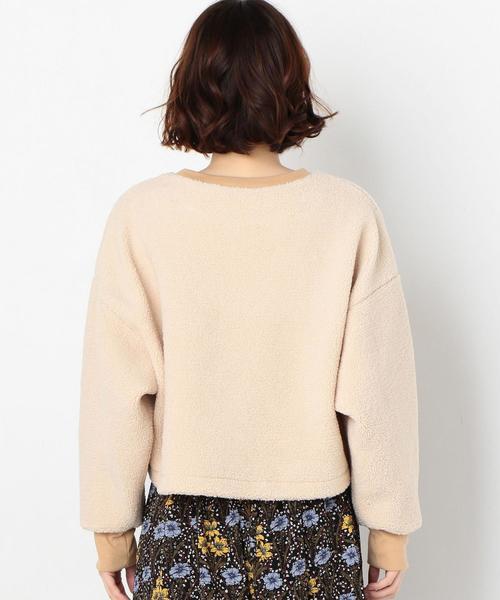 Another Edition（アナザーエディション）の「【WEB限定】モコモコPO（Tシャツ/カットソー・レディース・オリーブ/ブラウン/ナチュラル・FREE）」の4枚目の写真