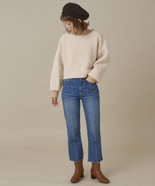 Another Edition（アナザーエディション）の「【WEB限定】モコモコPO（Tシャツ/カットソー・レディース・オリーブ/ブラウン/ナチュラル・FREE）」の21枚目の写真