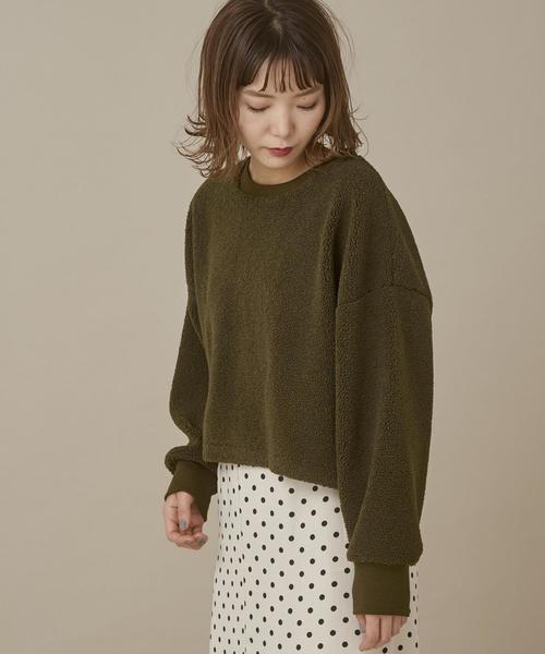 Another Edition（アナザーエディション）の「【WEB限定】モコモコPO（Tシャツ/カットソー・レディース・オリーブ/ブラウン/ナチュラル・FREE）」の22枚目の写真