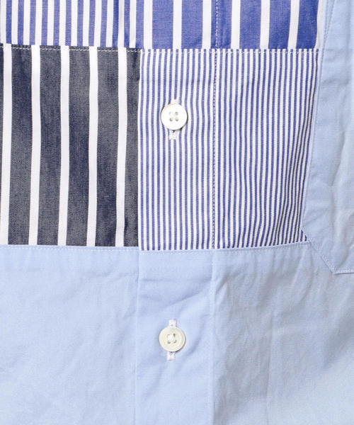 BEAUTY&YOUTH UNITED ARROWS（ビューティーアンドユースユナイテッドアローズ）の「BY パネル スイッチ シャツ ◆（シャツ/ブラウス・メンズ・ネイビー/ライトブルー/ホワイト/その他1・LARGE/MEDIUM/SMALL/X-LARGE/X-SMALL）」の12枚目の写真