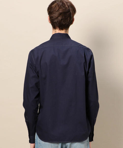 BEAUTY&YOUTH UNITED ARROWS（ビューティーアンドユースユナイテッドアローズ）の「BY パネル スイッチ シャツ ◆（シャツ/ブラウス・メンズ・ネイビー/ライトブルー/ホワイト/その他1・LARGE/MEDIUM/SMALL/X-LARGE/X-SMALL）」の18枚目の写真