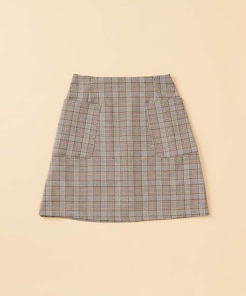 Who S Who Chico フーズフーチコ の イージーチェック台形スカート スカート Wear