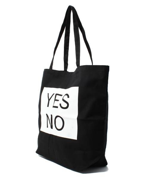 WEGO（ウィゴー）の「YESNOトートバッグ（トートバッグ・レディース・ブラック/ナチュラル・FREE）」の3枚目の写真