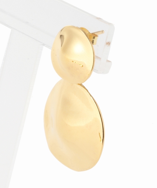 Deuxieme Classe（ドゥーズィエムクラス）の「AGMES W CIRCLE ピアス◇（ピアス（両耳用）・レディース・ゴールド・FREE）」の4枚目の写真