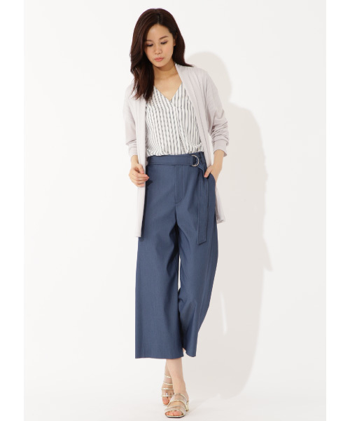 22 OCTOBRE（ヴァンドゥ－オクトーブル）の「TEN/Nデニムパンツ（デニムパンツ・レディース・ベージュ/ネイビー・36/38/40）」の8枚目の写真