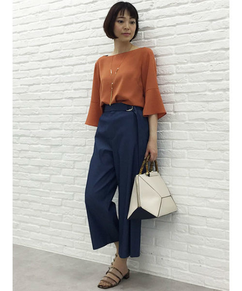 22 OCTOBRE（ヴァンドゥ－オクトーブル）の「TEN/Nデニムパンツ（デニムパンツ・レディース・ベージュ/ネイビー・36/38/40）」の12枚目の写真