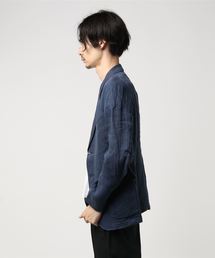ゆうじ☆HAVERSACK ジャケット　リネン　サイズS セール】 HAVERSACK ATTIRE ウールリネン ダブルブレステッド4B