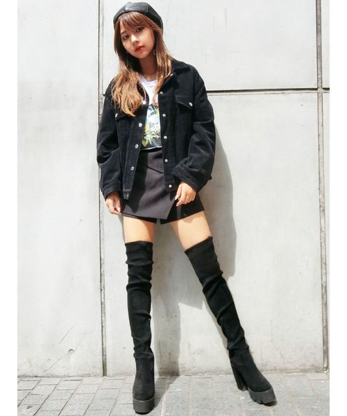 EMODA(エモダ)の「クロスフィットショートパンツ(その他パンツ・レディース・キャメル/パープル/ブラック・MEDIUM/SMALL)」の5枚目の写真