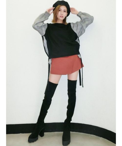 EMODA(エモダ)の「クロスフィットショートパンツ(その他パンツ・レディース・キャメル/パープル/ブラック・MEDIUM/SMALL)」の17枚目の写真
