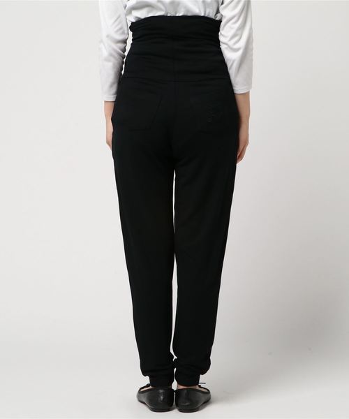 SweetMommy（スウィートマミー）の「マタニティ イージージョガーパンツ10分丈（マタニティウェア/グッズ・レディース・ブラック/ピンク/モカ/杢グレー・M/L/LL）」の7枚目の写真