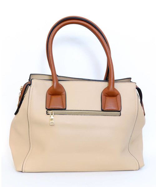 florist（フローリスト）の「【2way】【3点セット】配色ハンドルハンドバッグ（ハンドバッグ・レディース・ブラック/ベージュ/ネイビー/レッド/ピンク/イエロー/ダークグレー/キャメル/ライトブルー・FREE）」の19枚目の写真