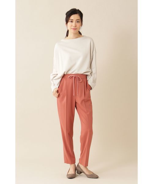 22 OCTOBRE（ヴァンドゥ－オクトーブル）の「【Weekend Line】[ウォッシャブル]ミニ裏毛プルオーバー（Tシャツ/カットソー・レディース・ベージュ/グレー系その他/ネイビー・2）」の8枚目の写真