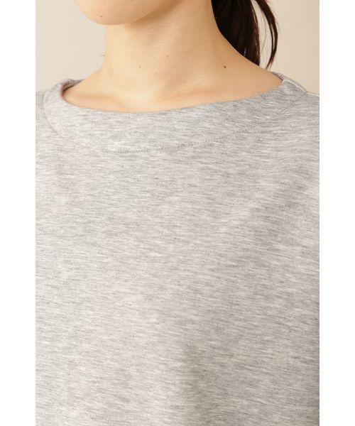 22 OCTOBRE（ヴァンドゥ－オクトーブル）の「【Weekend Line】[ウォッシャブル]ミニ裏毛プルオーバー（Tシャツ/カットソー・レディース・ベージュ/グレー系その他/ネイビー・2）」の13枚目の写真