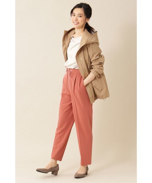 22 OCTOBRE（ヴァンドゥ－オクトーブル）の「【Weekend Line】[ウォッシャブル]ミニ裏毛プルオーバー（Tシャツ/カットソー・レディース・ベージュ/グレー系その他/ネイビー・2）」の7枚目の写真