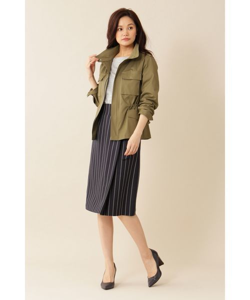 22 OCTOBRE（ヴァンドゥ－オクトーブル）の「【Weekend Line】[ウォッシャブル]ミニ裏毛プルオーバー（Tシャツ/カットソー・レディース・ベージュ/グレー系その他/ネイビー・2）」の11枚目の写真