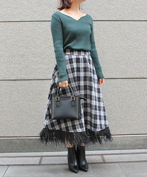 RANDA | サイドジッパースタッズバッグ(ショルダーバッグ)