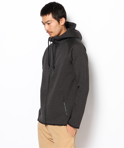 NIKE（ナイキ）の「ナイキ テックフリース ウィンドランナー AS NIKE TECH WINDRUNNER-1.0（パーカー・メンズ・ブラック/グレー/ネイビー・MEDIUM/LARGE）」の5枚目の写真