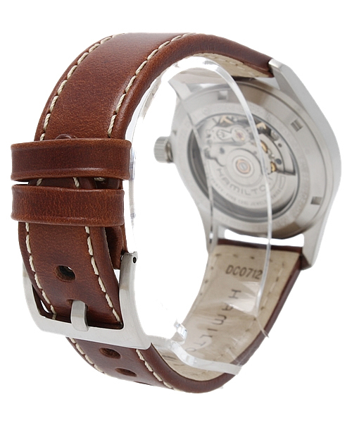 NANO universe（ナノユニバース）の「HAMILTON/カーキフィールドオート38mm（アナログ腕時計・メンズ・ブラウン・FREE）」の3枚目の写真