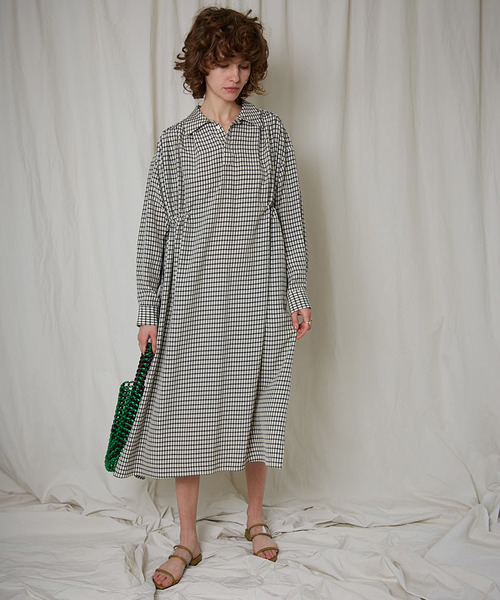 MAISON SPECIAL（メゾンスペシャル）の「ギャザーロングシャツドレス