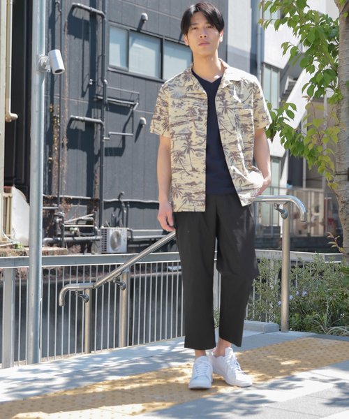 LAKOLE（ラコレ）の「ソロテックスワイドアンクルパンツ / LAKOLE（その他パンツ・メンズ・ブラック/ベージュ/ネイビー/ブラウン・MEDIUM/LARGE）」の5枚目の写真