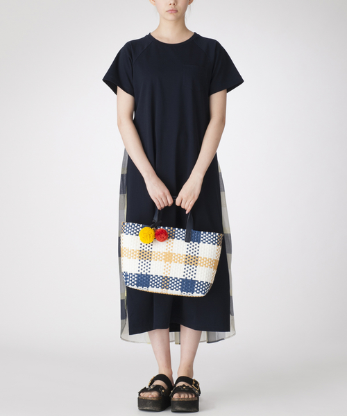 BLUE LABEL CRESTBRIDGE チェックメルカドバッグ BLUE LABEL CRESTBRIDGE チェックメルカドバッグ - メルカリ