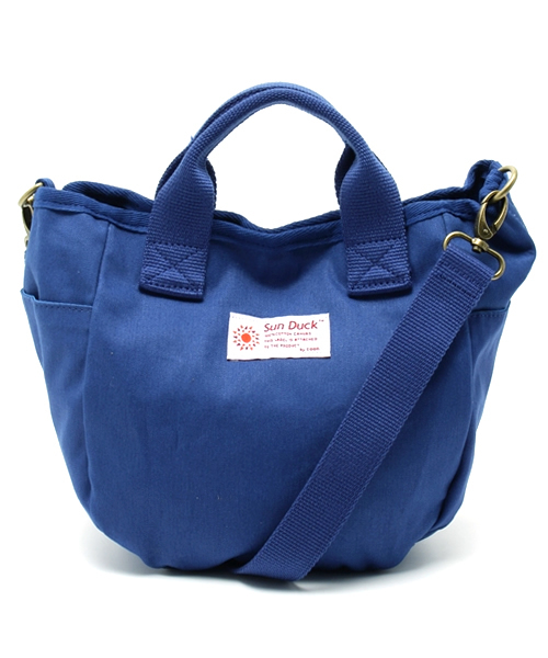 coen(コーエン)の「Sun Duck(サンダック)2WAYランチトートバッグ(トートバッグ・レディース・オレンジ/ダークグリーン/ロイヤルブルー/レッド/コバルトブルー・フリー)」の3枚目の写真
