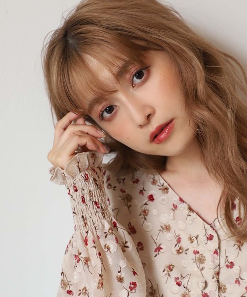 one after another NICE CLAUP(ワンアフターアナザーナイスクラップ)の「【ZOZO限定】花柄プリーツワンピース(ワンピース・レディース・ピンク/アイボリー/ブラック・FREE)」の19枚目の写真