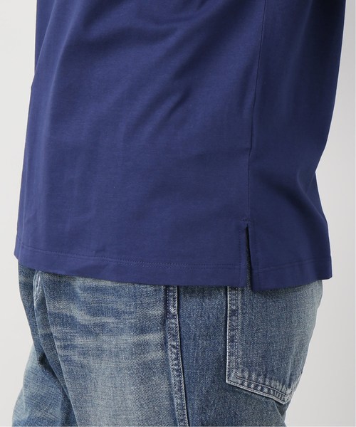 B.C STOCK(ベーセーストック)の「【汗染み防止】VネックTシャツ(Tシャツ/カットソー・レディース・ホワイト/ブラック/ベージュ/ブルー系その他・FREE)」の11枚目の写真