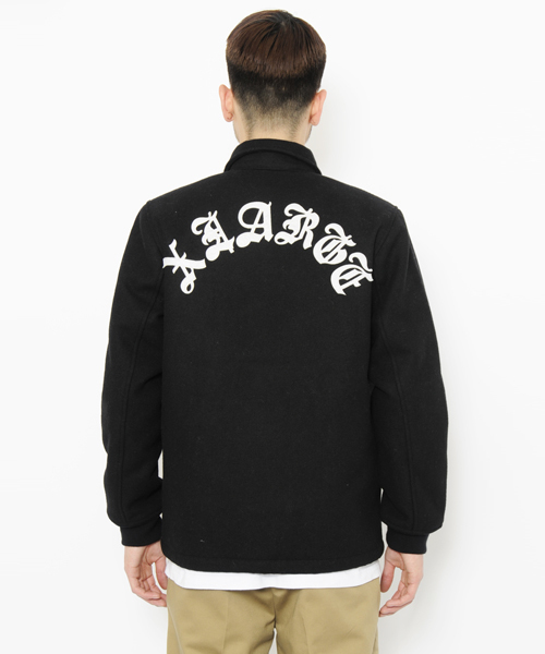 XLARGE（エクストララージ）の「MELTON JACKET（ブルゾン・メンズ・ブラック/ネイビー・LARGE/SMALL/X-LARGE/MEDIUM）」の5枚目の写真