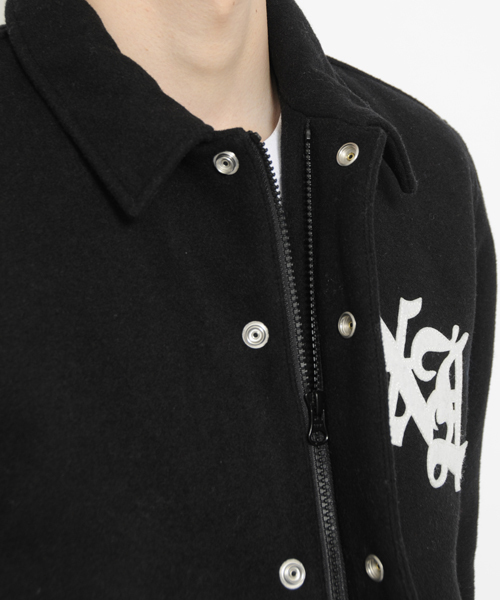 XLARGE（エクストララージ）の「MELTON JACKET（ブルゾン・メンズ・ブラック/ネイビー・LARGE/SMALL/X-LARGE/MEDIUM）」の7枚目の写真